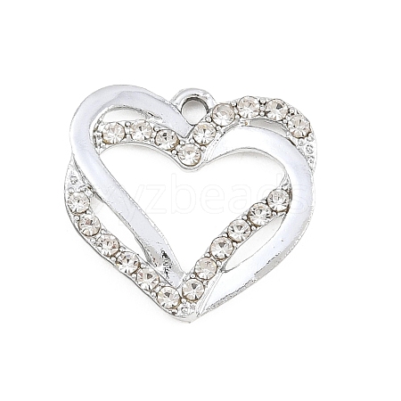 Alloy Rhinestone Pendants LS-RB-CBA332B-04B-P-1