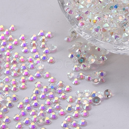 Glass Flat Back Rhinestone RGLA-C002-SS8-100A-1