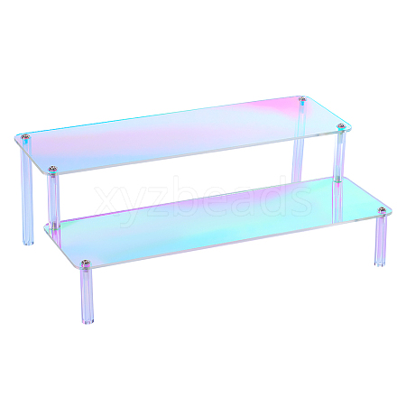 2-Tier Acrylic Organizer Display Riser Rack ODIS-WH0017-065B-1