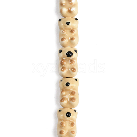 Handmade Porcelain Beads Strands PORC-P029-01-1