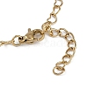 304 Stainless Steel Link Chains Bracelets for Women BJEW-G725-08G-3