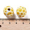 Wood European Beads WOOD-M011-06C-3