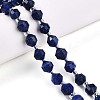 Natural Lapis Lazuli Beads Strands G-O201B-25-1-2