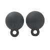 Spray Painted Alloy Stud Earrings Findings FIND-I015-A02-2