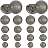 40Pcs 3-Hole Brass Buttons BUTT-CY0001-18B-1