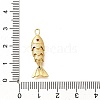 Rack Plating Brass Micro Pave Cubic Zirconia Pendants KK-M309-38B-G-3