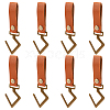PU Leather Hook Hangers HJEW-WH0028-91A-1