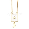 Brass Enamel Pendant Necklaces PW-WG56942-01-1