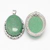 Natural Green Aventurine Pendants G-D851-41-2