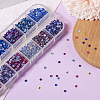 48G 12 Colors Glass Hotfix Rhinestone DIY-TA0004-53-6