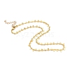 Brass Curb Chain Necklaces NJEW-JN03032-01-1