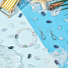 80Pcs 4 Colors Transparency Electroplate Glass Beads GLAA-SC0002-88B-5