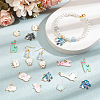 ARRICRAFT 52Pcs 13 Styles Alloy Enamel Pendants ENAM-AR0001-62-4