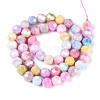 Anti-Tarnish Electroplate Glass Beads Strands EGLA-T021-10mm-15-14-2