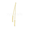 Brass Coreana Chain Tassel Big Pendants KK-P227-12G-2