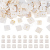 90Pcs 3 Styles Freshwater Shell Buttons BUTT-TA0001-41-1