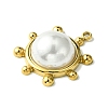 Ion Plating(IP) 304 Stainless Steel Pave Shell Pearl Pendants FIND-Z028-35A-2