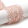 Electroplate Glass Beads Strands EGLA-D018-4x4mm-32-2