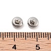 Non-Tarnish 202 Stainless Steel Charms Flat Round Charm STAS-B072-07P-02-3