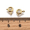 Eco-friendly Brass Spring Ring Clasps KK-D082-01E-G-3