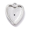 Brass Micro Pave Cubic Zirconia Charms ZIRC-I054-14P-02-3