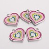 Alloy Enamel Pendants X-EA180Y-NF-1