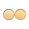 Brass Cabochon Settings KK-P001-88C-2