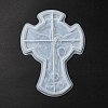 Cross DIY Jewelry Plate Silicone Molds DIY-P074-03-5