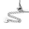 304 Stainless Steel Ball Chain Necklaces NJEW-I126-10P-3