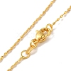 Rack Plating Brass Link Chain Necklaces NJEW-M217-02G-2