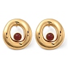 304 Stainless Steel Stud Earrings STAS-Z112-12G-02-4