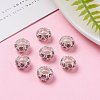 Alloy Rhinestone European Beads CPDL-H999-22-1-6