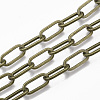 Unwelded Iron Paperclip Chains CH-S125-02C-AB-1