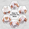 Square Paper Biscuit Boxes with Lace Edged Square Clear Window CON-TAC0001-12A-01-3