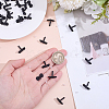 42Pcs Alloy Stud Earring Findings EJEW-ME0001-30A-5
