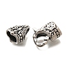 304 Stainless Steel Fold Over Clasps X-STAS-R140-10AS-01-2