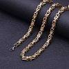 Titanium Steel Byzantine Chains Necklaces FS-WG56795-154-1