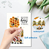 8 Sheets 8 Styles PVC Waterproof Wall Stickers DIY-WH0345-166-3