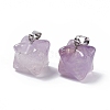 Natural Amethyst Pendants G-C002-02H-2