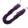 Baking Paint Transparent Glass Beads X1-DGLA-A035-T4mm-A09-2