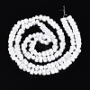 Electroplate Opaque Glass Beads Strands EGLA-N022-09A-C05-2