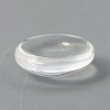 Flat Back Clear Transparent Dome Oval Shape Glass Cabochons Diameter 12mm for Photo Craft Jewelry Making GGLA-PH0002-02C-3