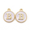 Golden Plated Alloy Charms X-ENAM-S118-01B-1
