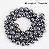 Non-magnetic Synthetic Hematite Beads Strands G-OC0001-65-10mm-3