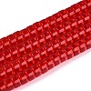 Transparent Glass Beads Strands GLAA-N026-3x6mm-T08-1