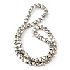 Electroplate Glass Beads Strands EGLA-H109-12D-01-2