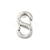 304 Stainless Steel S Shaped Carabiner STAS-P358-01A-P-1