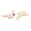 Alloy Enamel Connector Charms PALLOY-Q467-01G-02-2