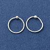 Brass Ball Captive Bead Nose Ring AJEW-G075-01S-02-4