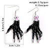 Halloween Cartoon Acrylic Hand Dangle Earrings for Women QK1762-3-2